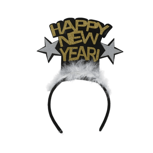 Alpha 55 Serre-Tête Happy New Year – Étoiles Festives