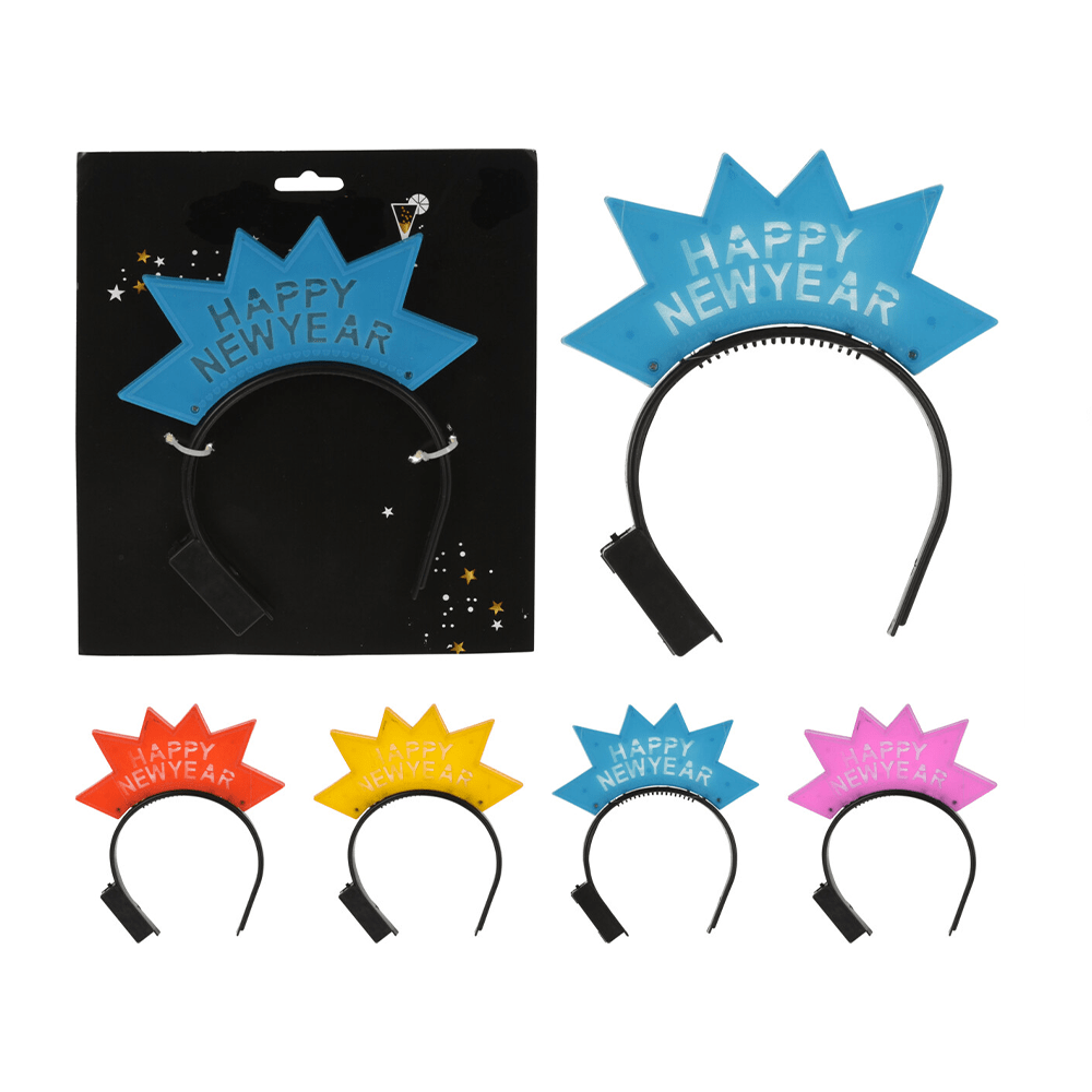 Alpha 55 Serre-tête Happy New Year LED (choix aléatoire)