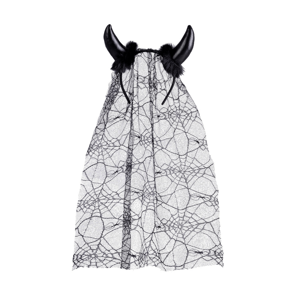 Alpha 55 serre-tête Noir Serre-tête Cornes avec voile