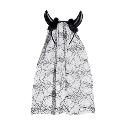 Alpha 55 serre-tête Noir Serre-tête Cornes avec voile
