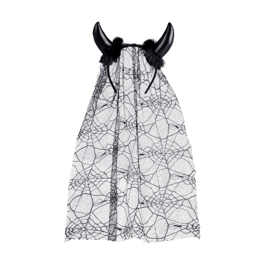 Alpha 55 serre-tête Noir Serre-tête Cornes avec voile