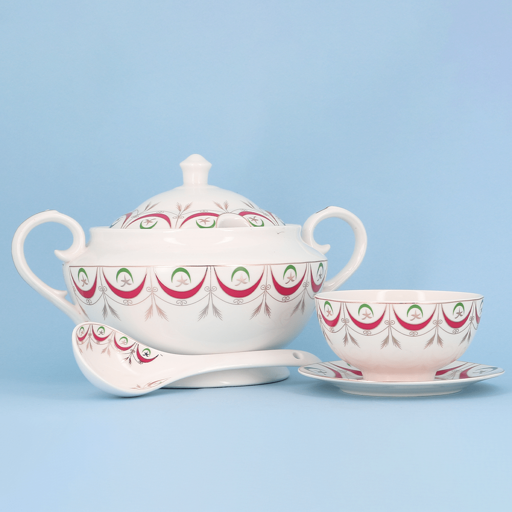 Service à soupe 15 pièces : Hlal