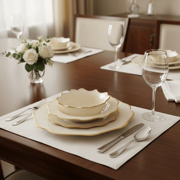 Alpha 55 Service de Table 24 Pièces – Élégance