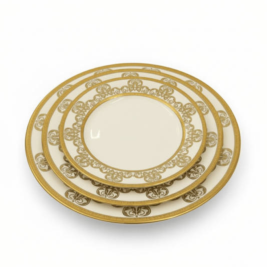 Alpha 55 Service en Porcelaine 36 Pièces Magic Home – Liseré Doré