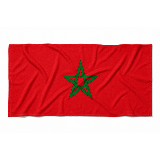 Alpha 55 Serviette de Plage Maroc - Douce, Absorbante & Stylée