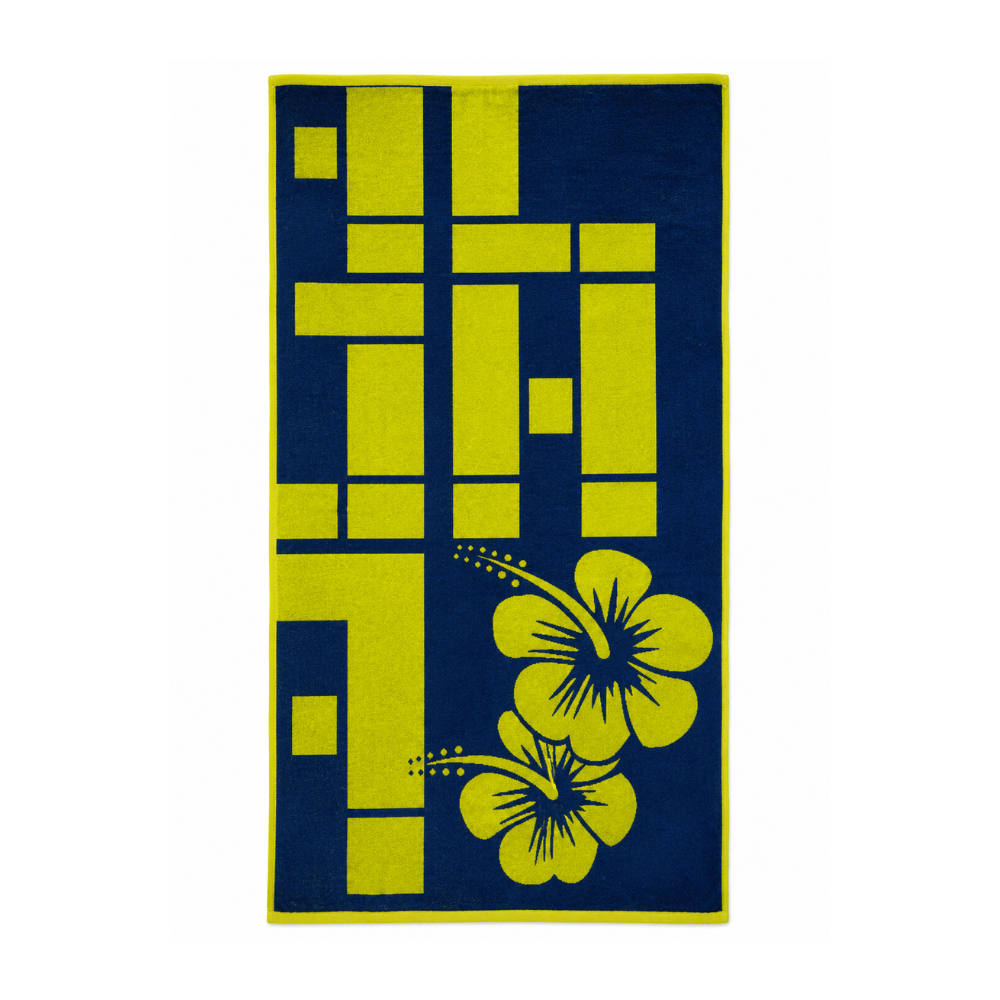 Alpha 55 Serviette de Plage Velour Aloha Élégante