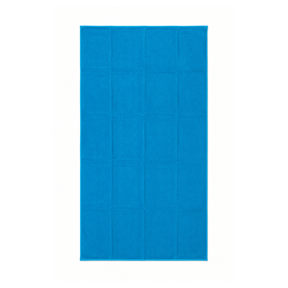 Alpha 55 Serviette de Plage Velour Bleu Élégante