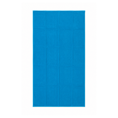 Alpha 55 Serviette de Plage Velour Bleu Élégante
