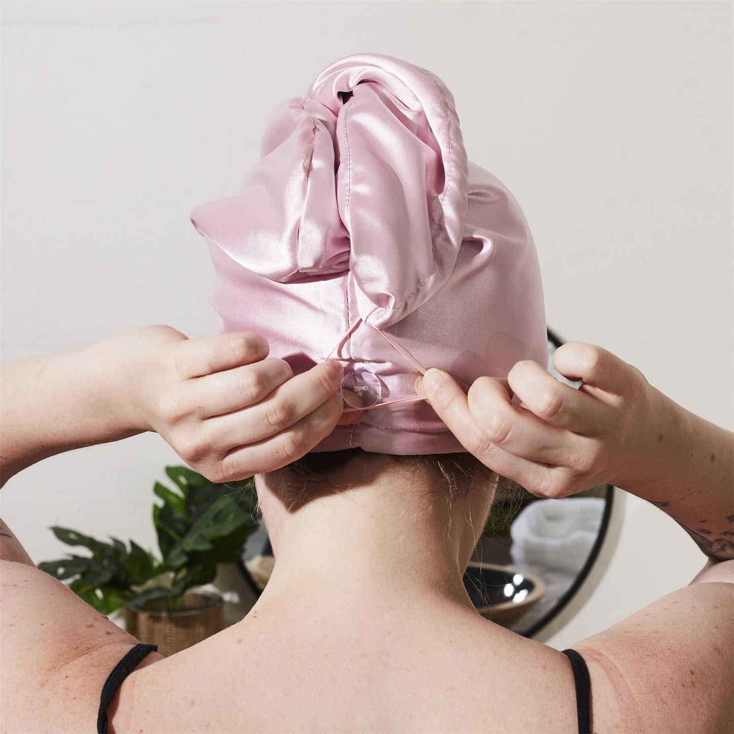 Alpha 55 Serviette microfibre réversible avec finition satinée,  2 assortiments