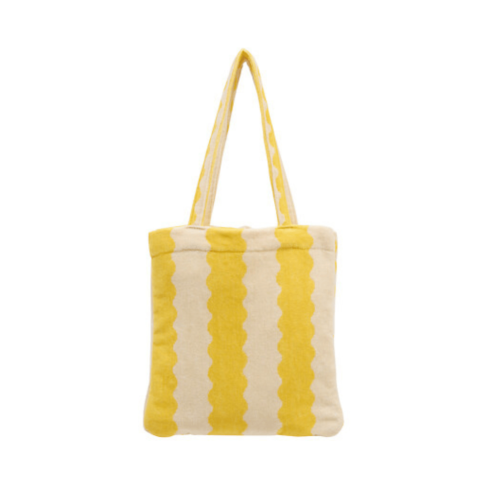 Alpha 55 Serviette & sac Poolside jaune plage été