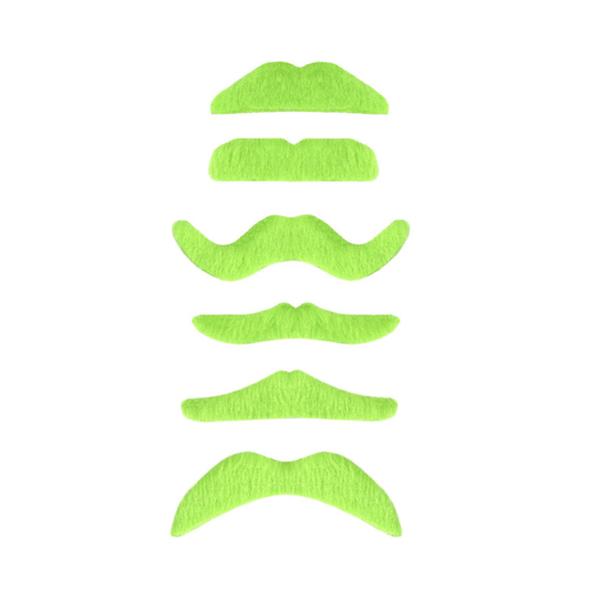 Alpha 55 set accessoires policier Moustache Fluo Verte – Accessoire Fun & Lumineux