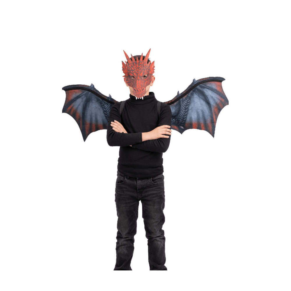 Alpha 55 Set Ailes et Masque Dragon 2 Pièces – Déguisement