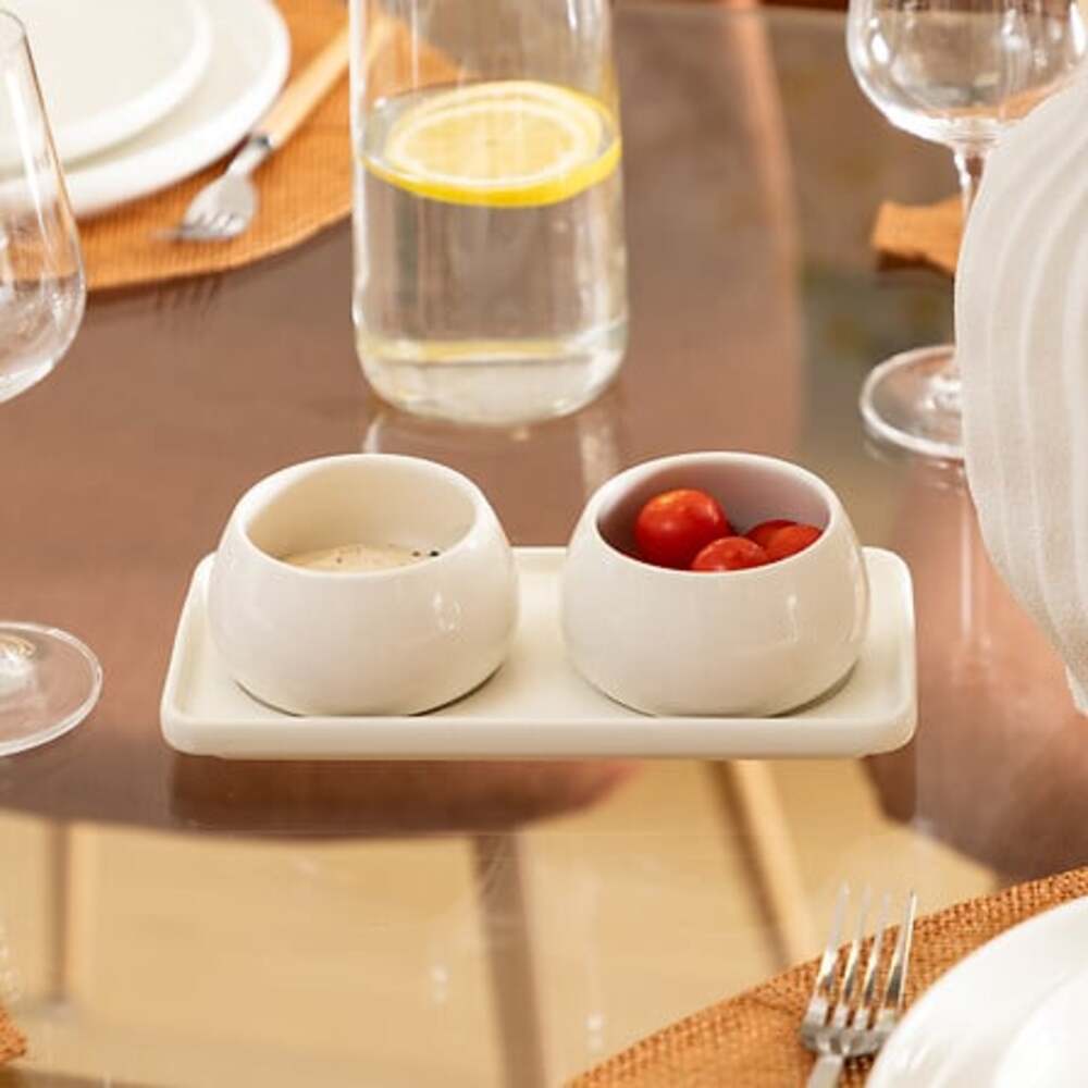 Alpha 55 Set apéritif 3 pièces "nora" en céramique