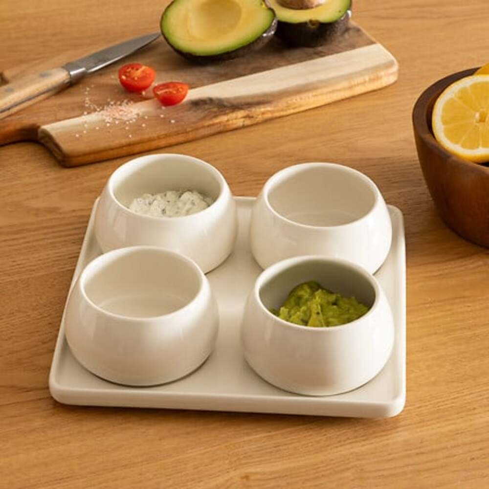 Alpha 55 Set apéritif 5 pièces "nora" en céramique