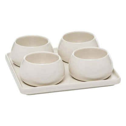 Alpha 55 Set apéritif 5 pièces "nora" en céramique