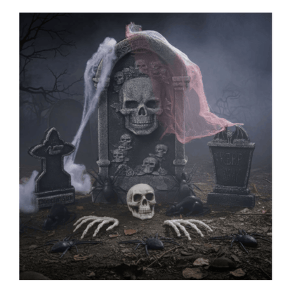 Alpha 55 Set Cimetière 16 Pièces – Décoration Halloween