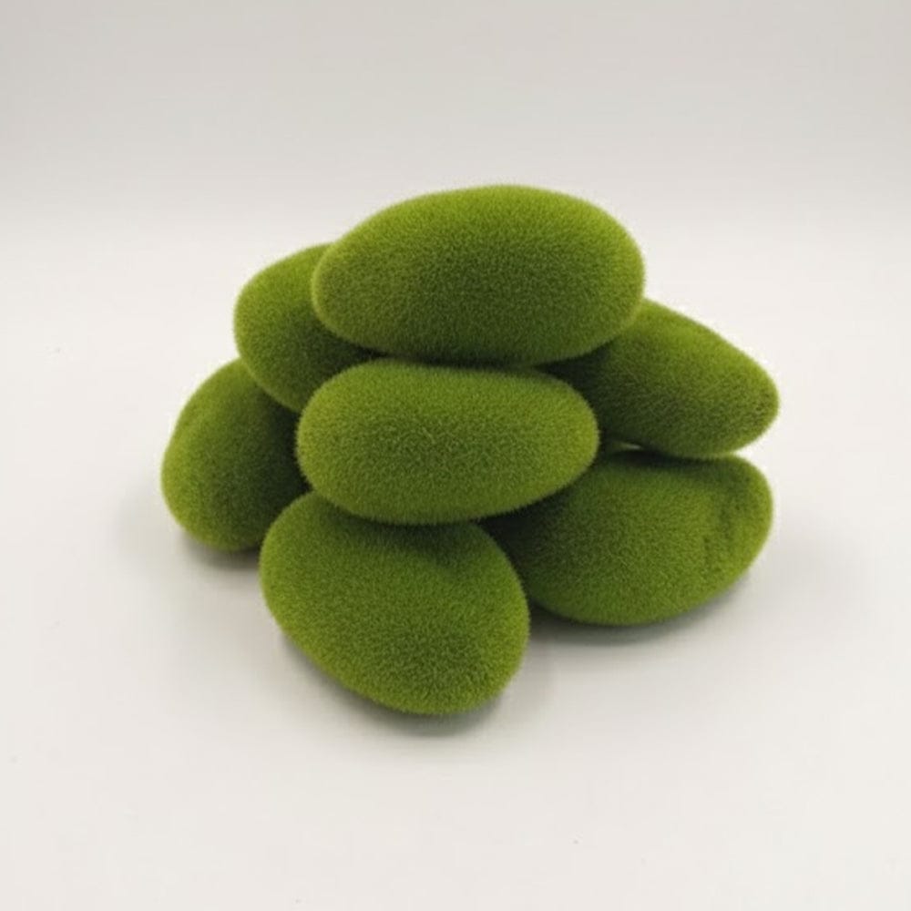 Alpha 55 Set de 12 galets en mousse artificielle décorative