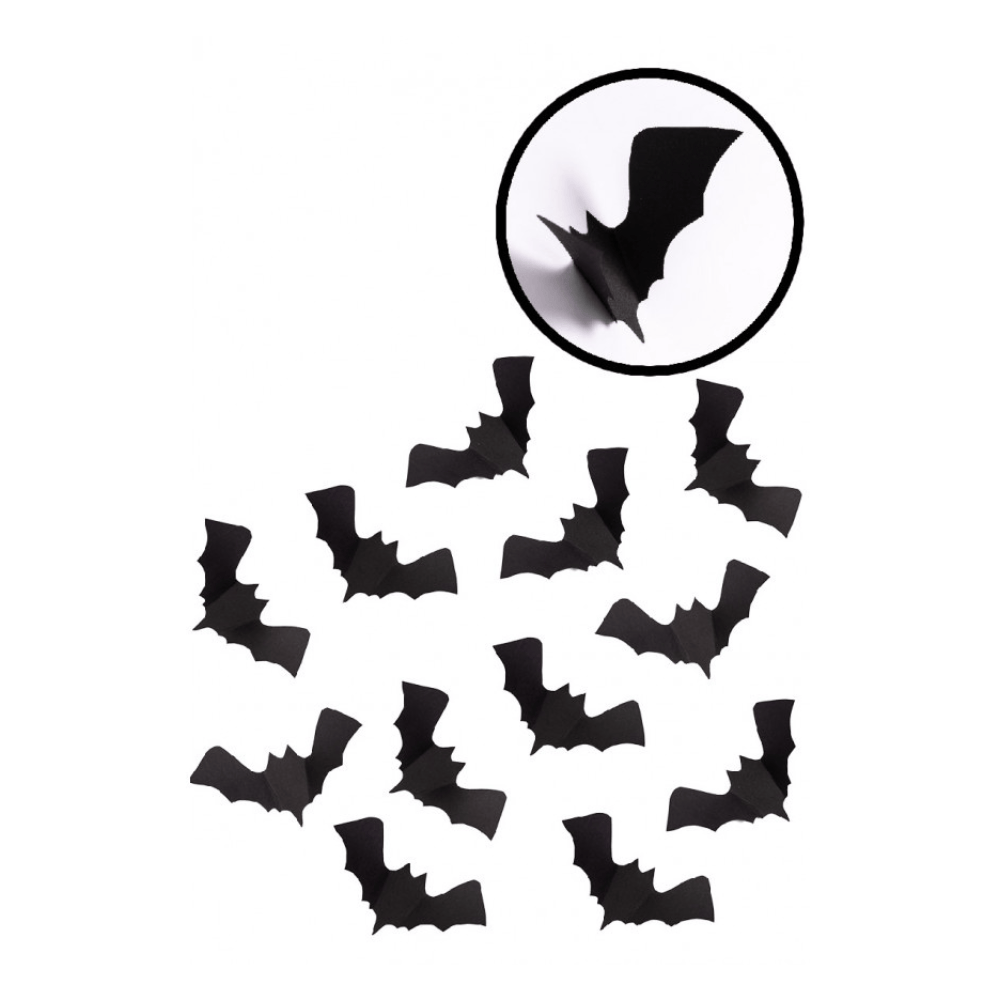 Alpha 55 Set de 12 Stickers Chauve-Souris 15 cm – Halloween