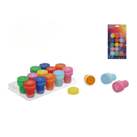 Alpha 55 Set de 15 tampons chiffres – Apprentissage enfant