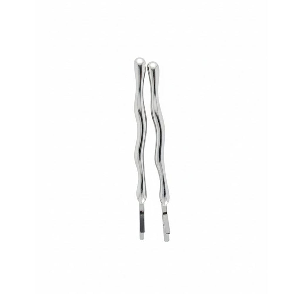 Alpha 55 Set de 2 barrettes métal fines – Élégance discrète