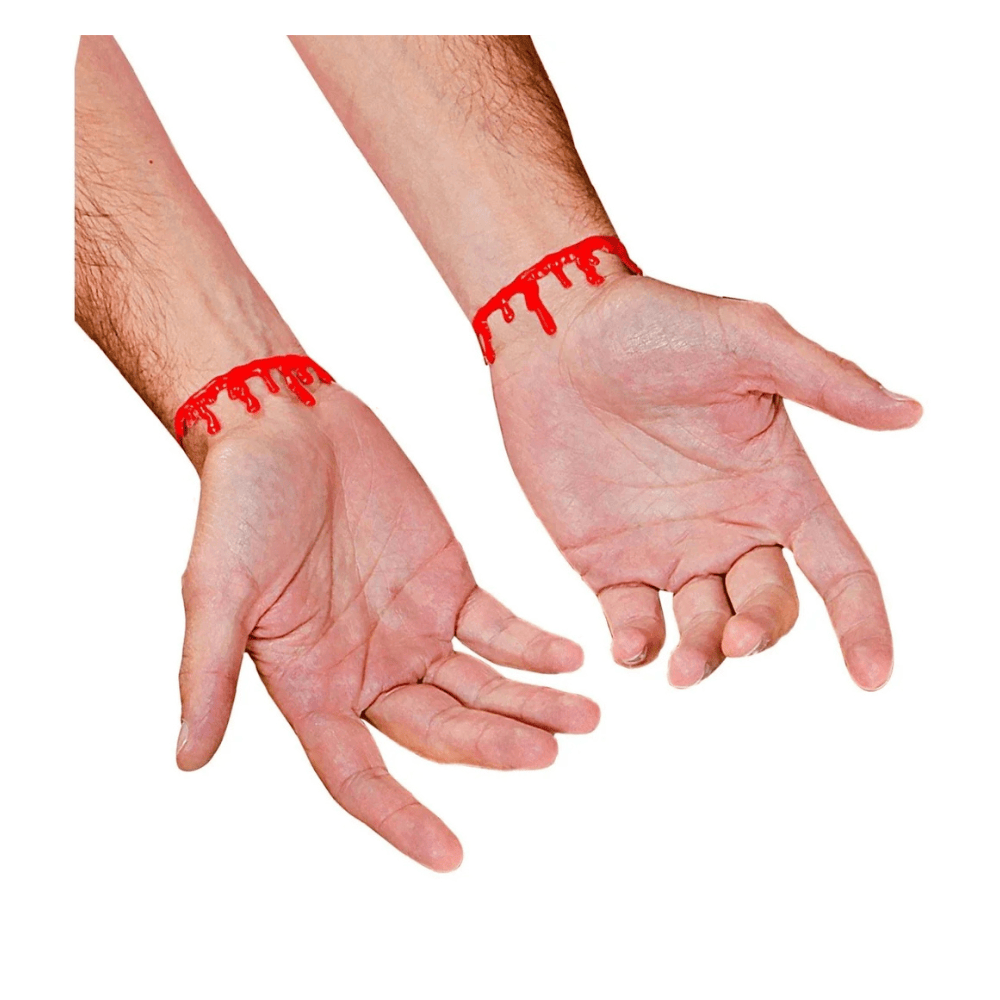 Alpha 55 Set de 2 Bracelets Effet Sang – Halloween
