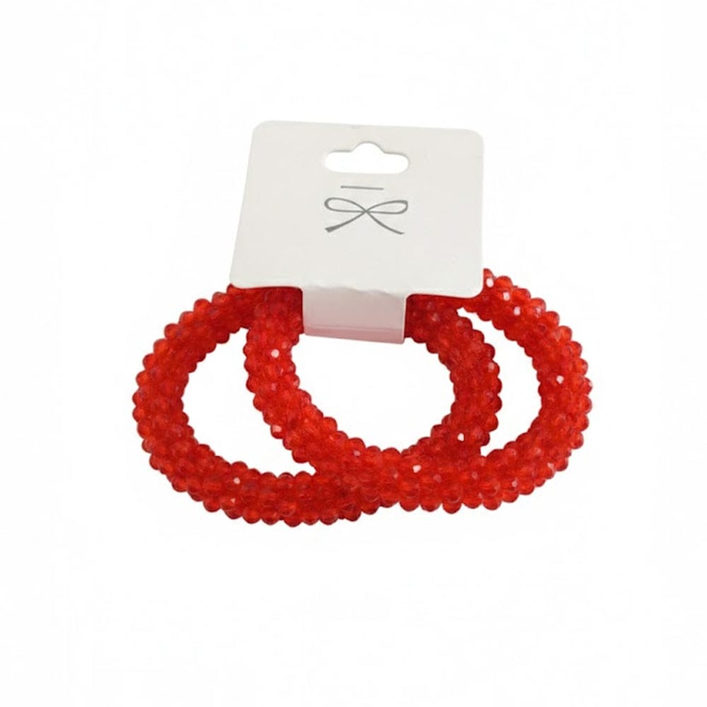Alpha 55 Set de 2 élastiques perles – Accessoire cheveux élégant