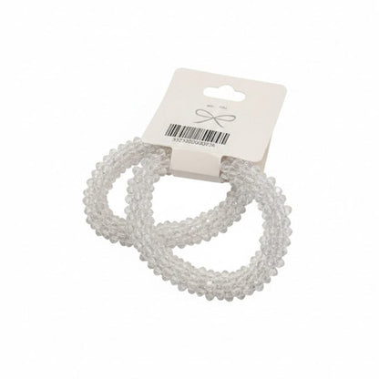 Alpha 55 Set de 2 élastiques perles – Accessoire cheveux élégant