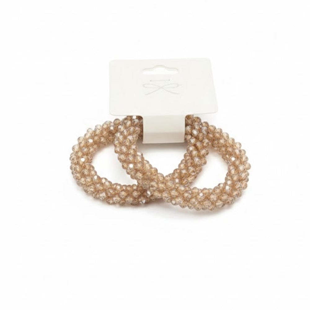 Alpha 55 Set de 2 élastiques perles – Accessoire cheveux élégant