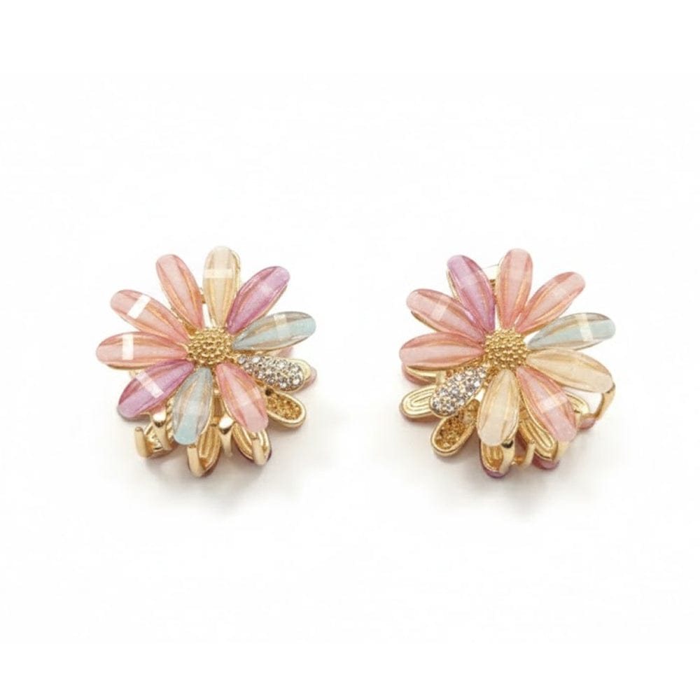 Alpha 55 Set de 2 pinces en métal fleurs cheveux