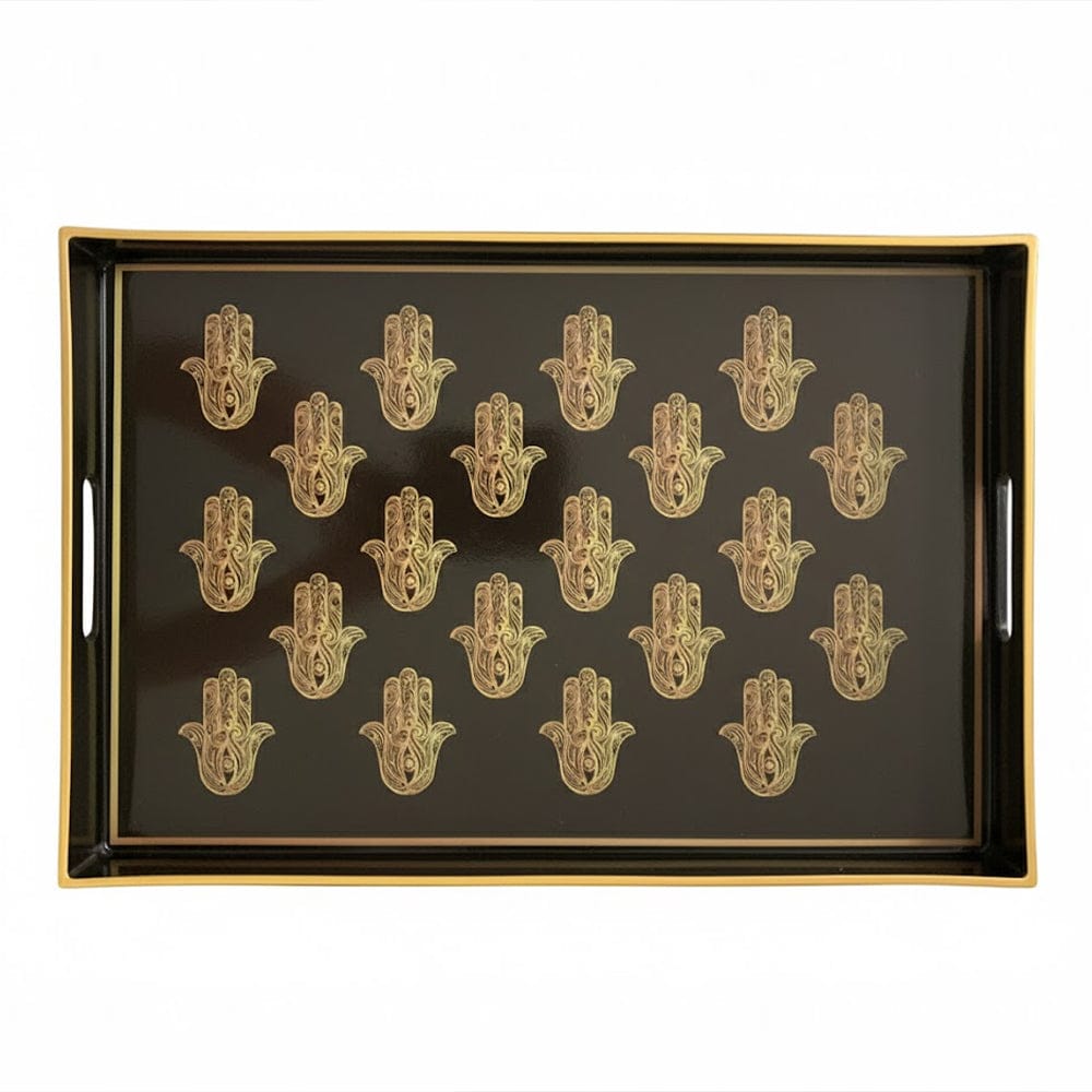 Alpha 55 Set de 2 Plateaux Imprimé Khmissa – Protection & Style