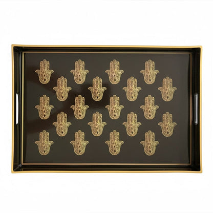 Alpha 55 Set de 2 Plateaux Imprimé Khmissa – Protection & Style