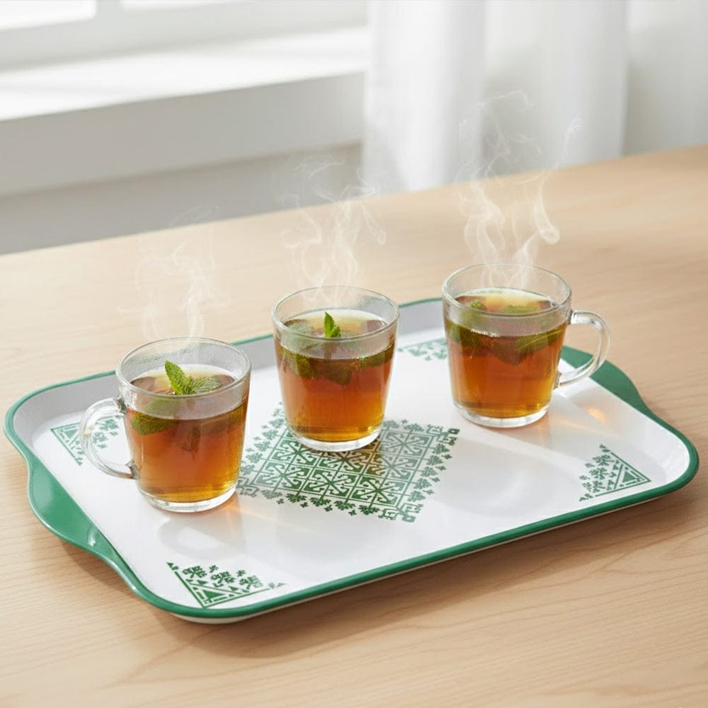 Alpha 55 Set de 2 Plateaux Tarz – Élégance Traditionnelle