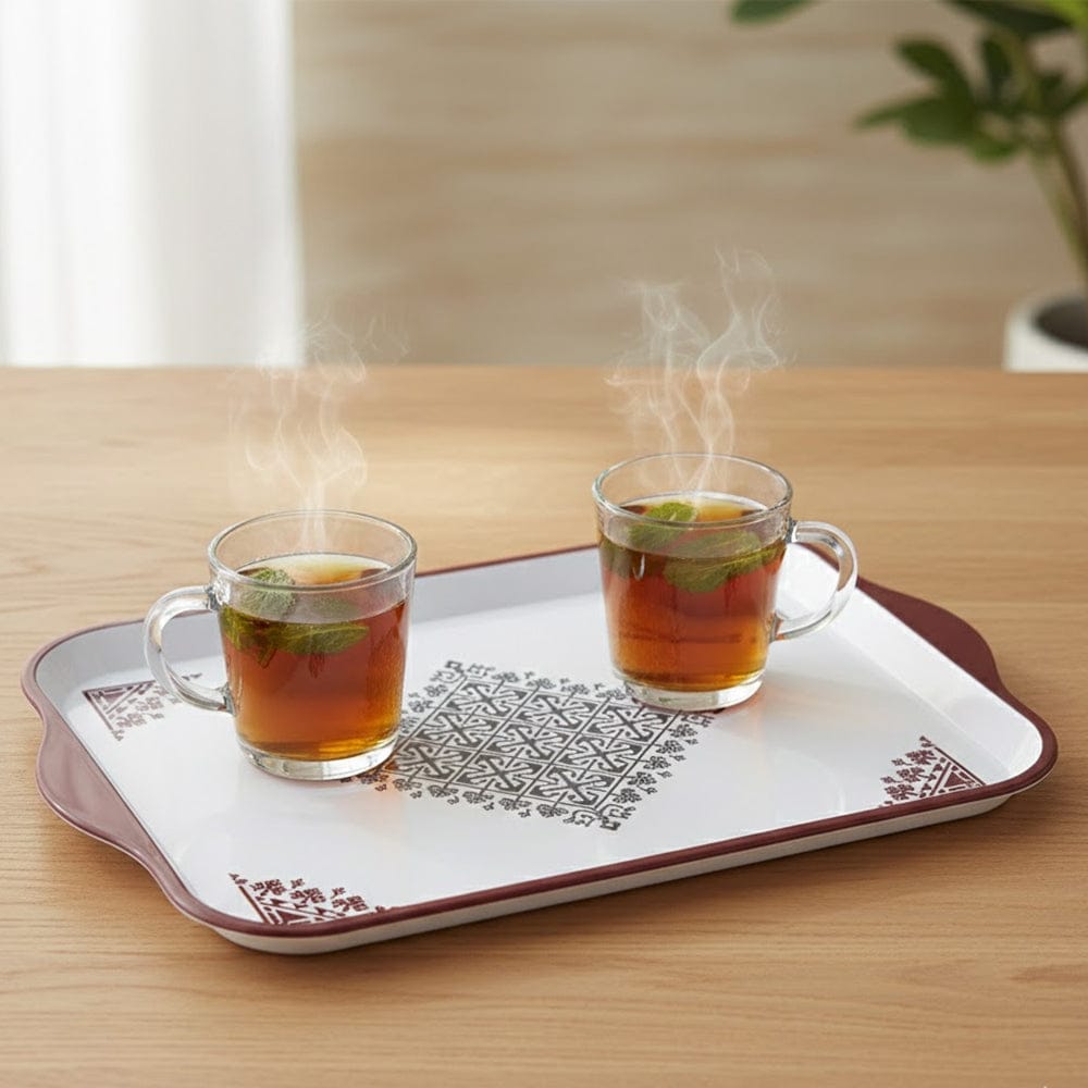 Alpha 55 Set de 2 Plateaux Tarz – Élégance Traditionnelle