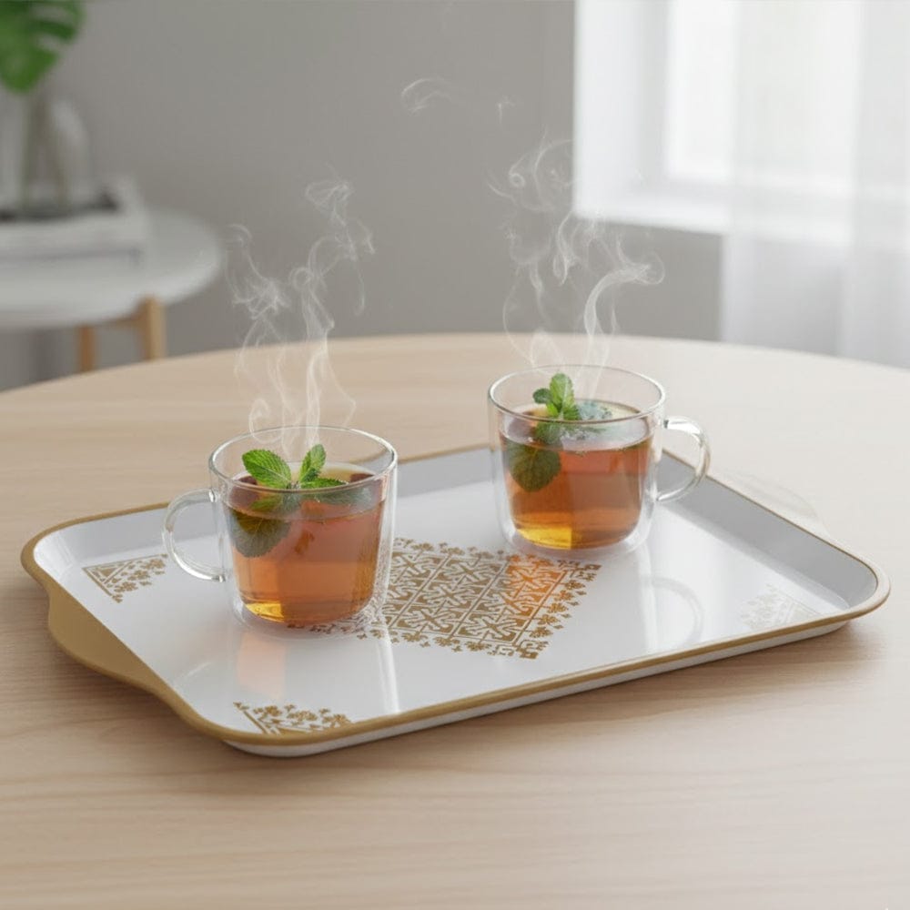 Alpha 55 Set de 2 Plateaux Tarz – Élégance Traditionnelle