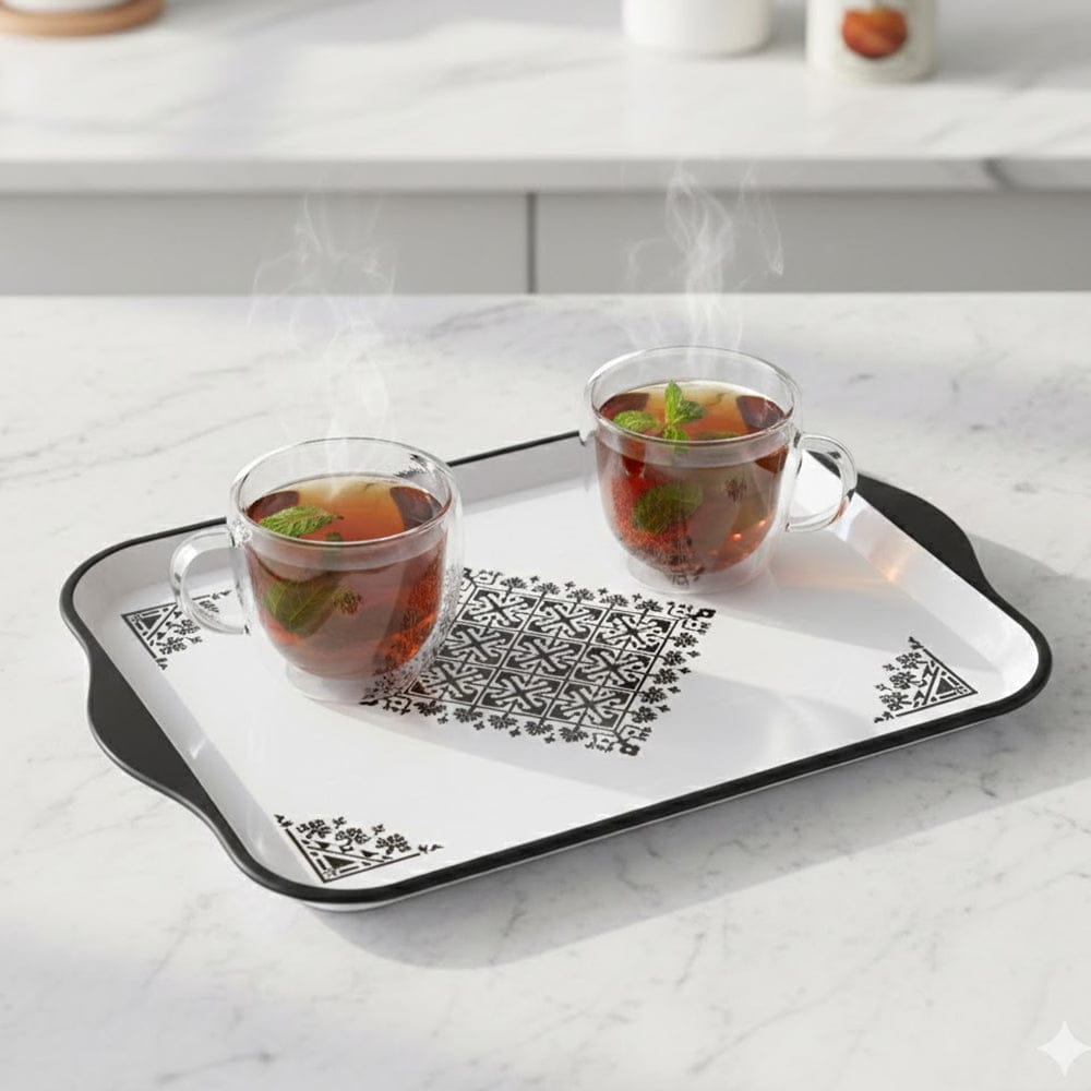 Alpha 55 Set de 2 Plateaux Tarz – Élégance Traditionnelle