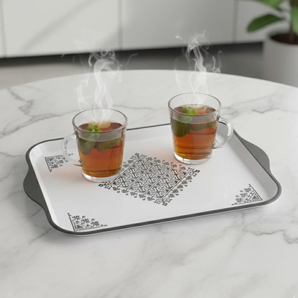 Alpha 55 Set de 2 Plateaux Tarz – Élégance Traditionnelle