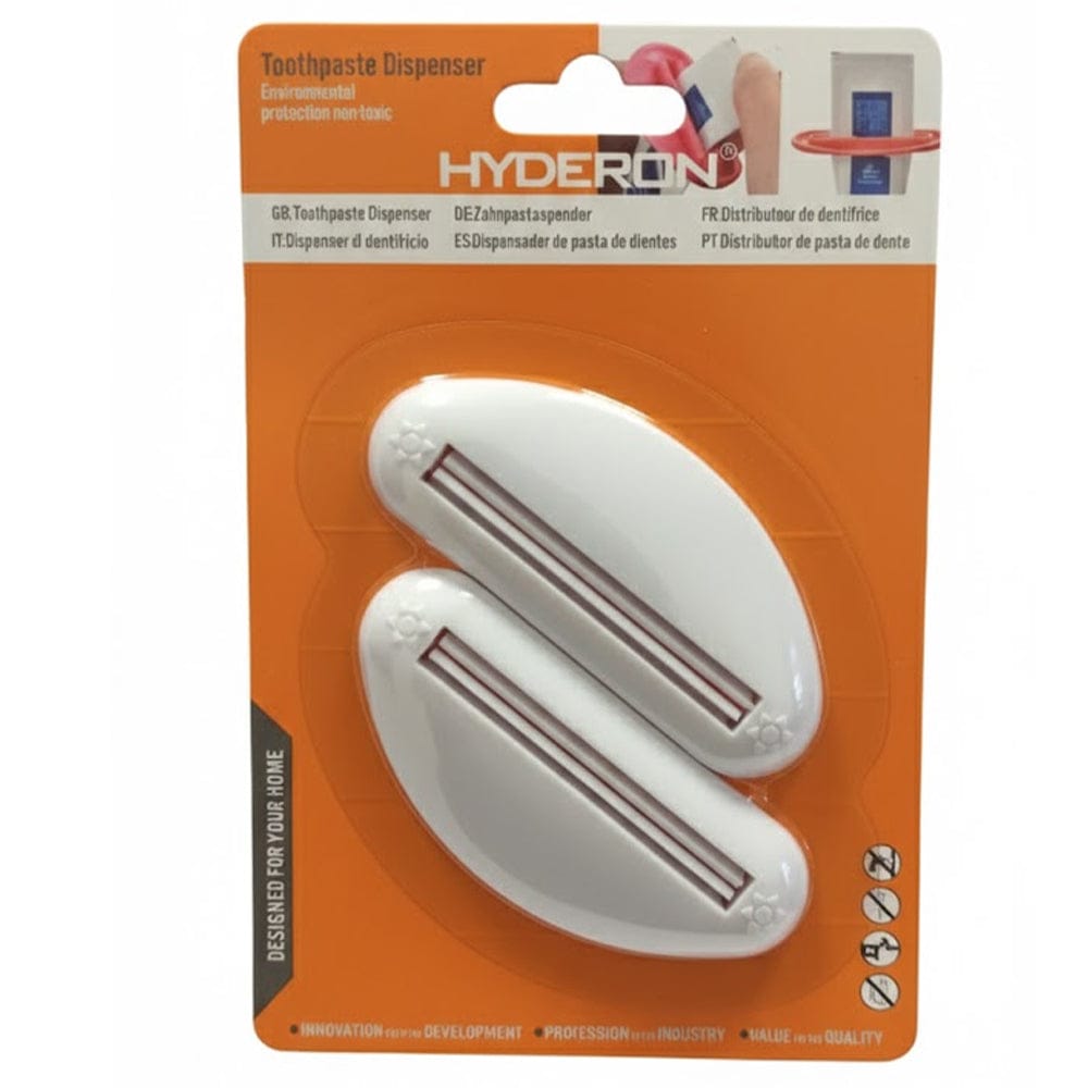 Alpha 55 Set de 2 presse-tube dentifrice blanc pratique