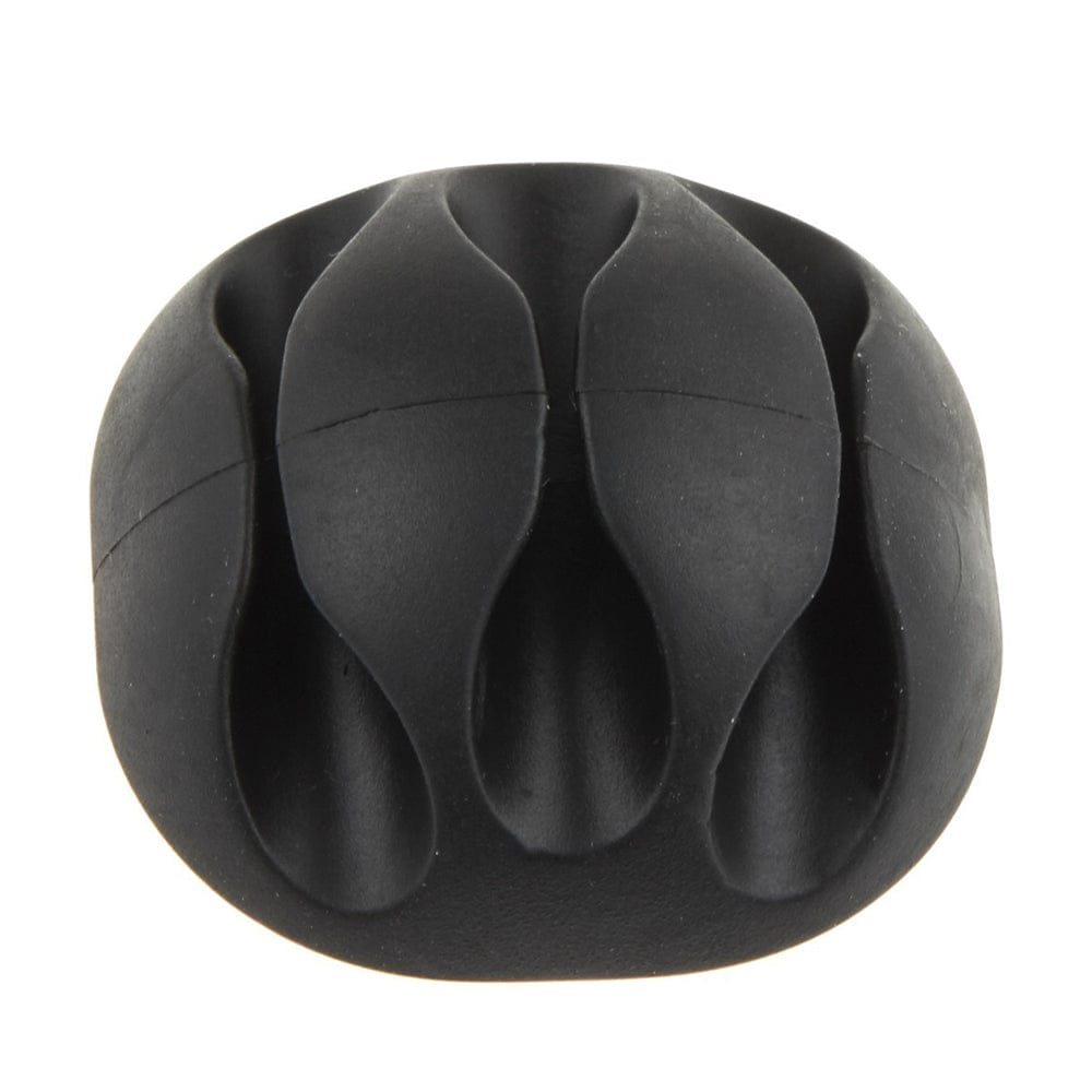 Alpha 55 Set de 2 range-câbles adhésifs noirs