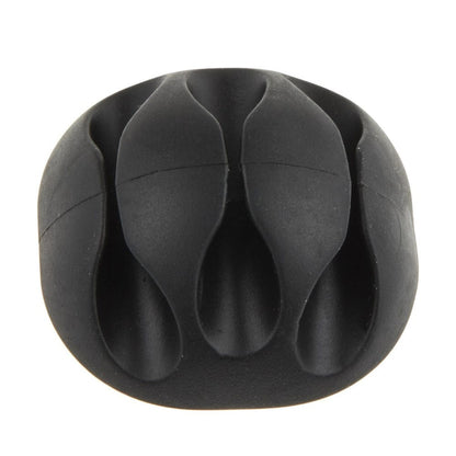 Alpha 55 Set de 2 range-câbles adhésifs noirs