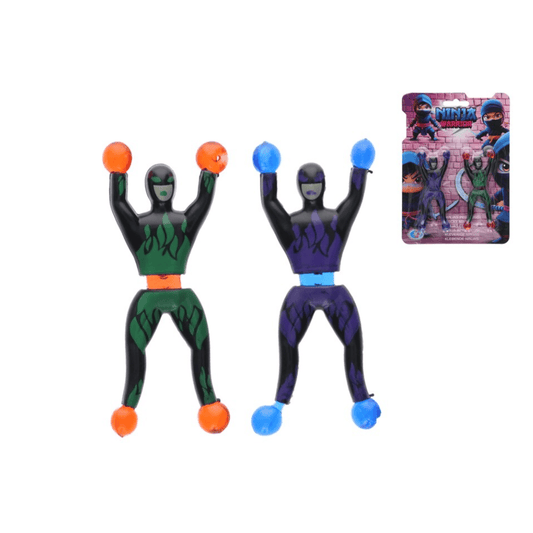 Alpha 55 Set de 2 sticky toy ninja – Jouet collant fun