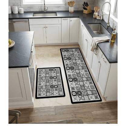 Alpha 55 Set de 2 tapis cuisine imperméables pratiques