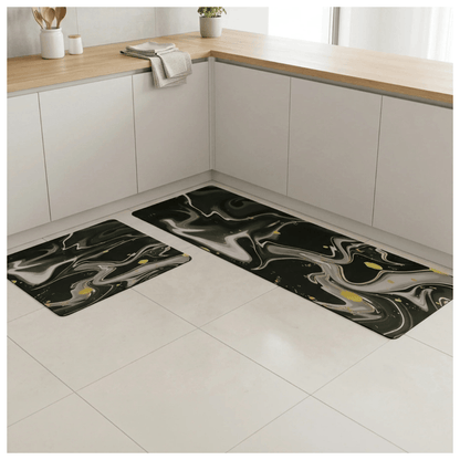 Alpha 55 Set de 2 tapis cuisine imperméables pratiques