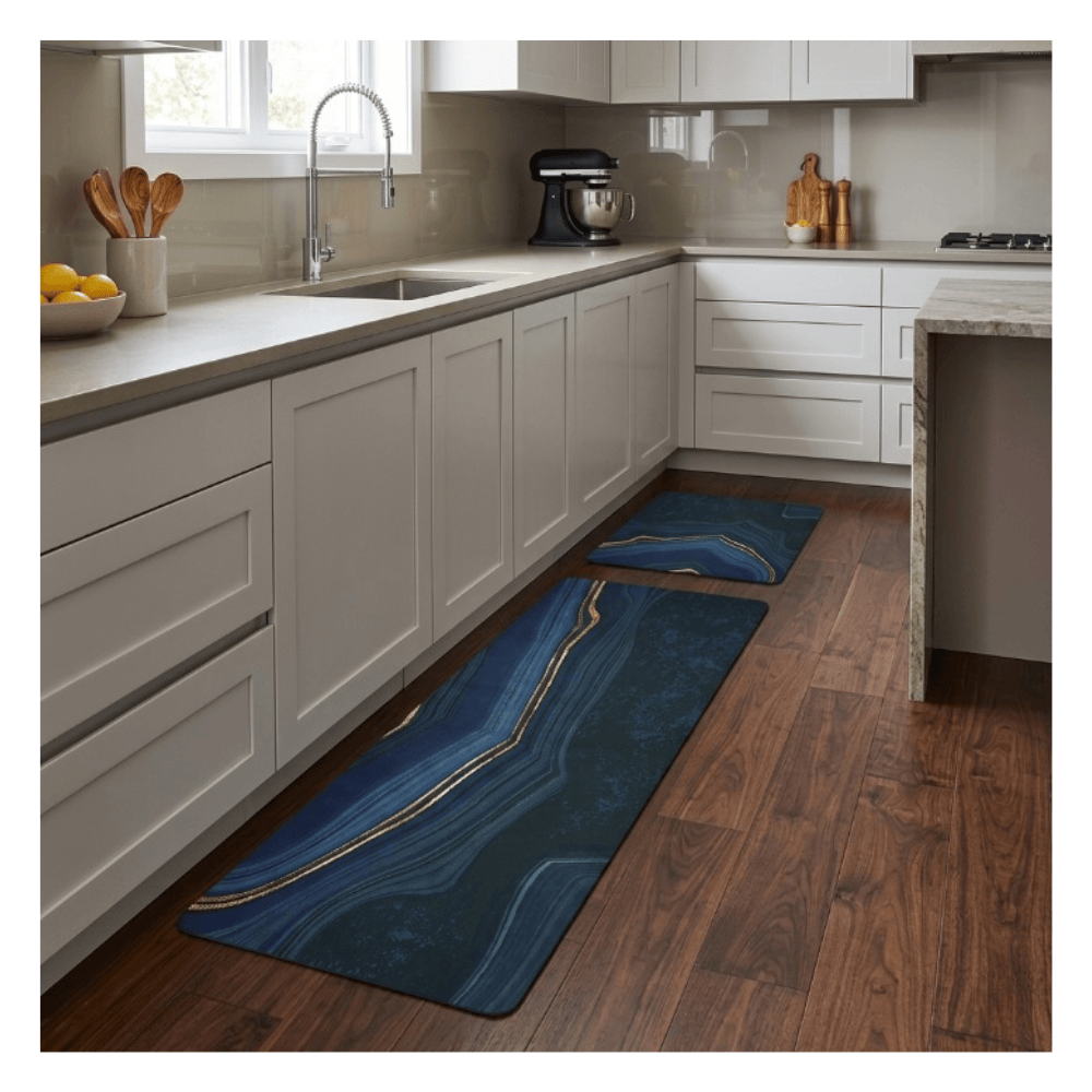 Alpha 55 Set de 2 tapis cuisine imperméables pratiques