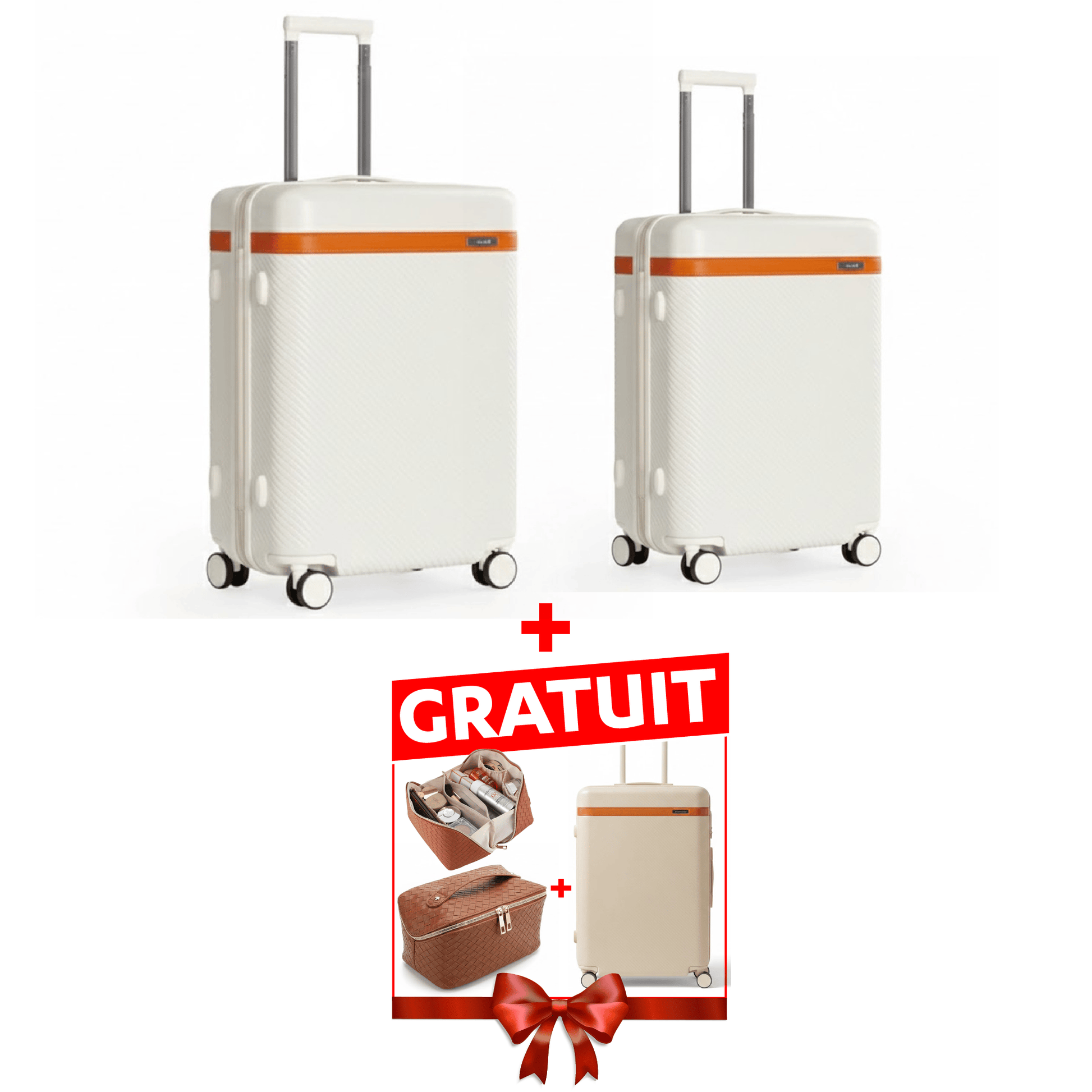 Alpha 55 Set de 2 trolley Kazonne + cabine + trousse cuir gratuit