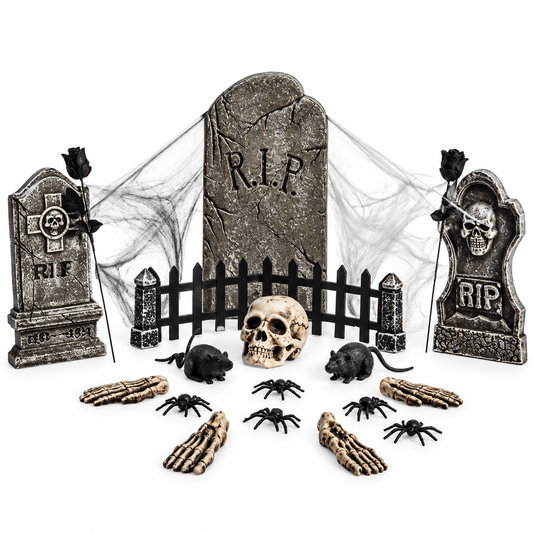 Alpha 55 Set de 24 Os & Pierres Tombales – Halloween
