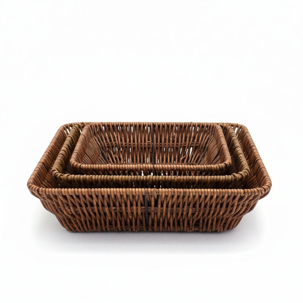 Alpha 55 Set de 3 Paniers à Pain en Bambou