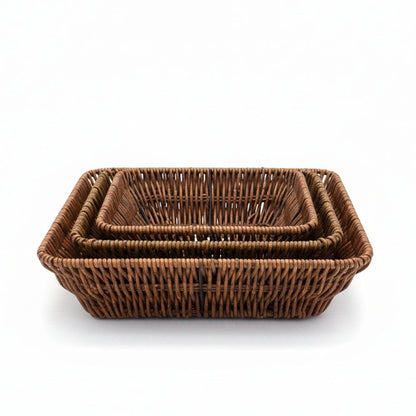 Alpha 55 Set de 3 Paniers à Pain en Bambou