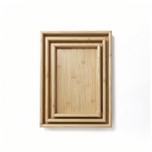 Alpha 55 Set de 3 Plateaux en Bambou
