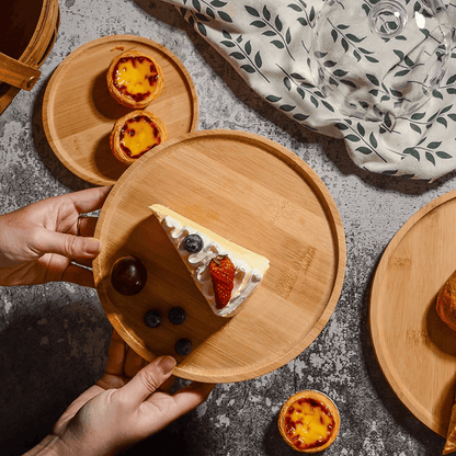 Alpha 55 Set de 3 Plats en Bambou
