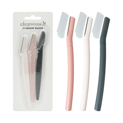 Alpha 55 Set de 3 rasoirs sourcils précision beauté